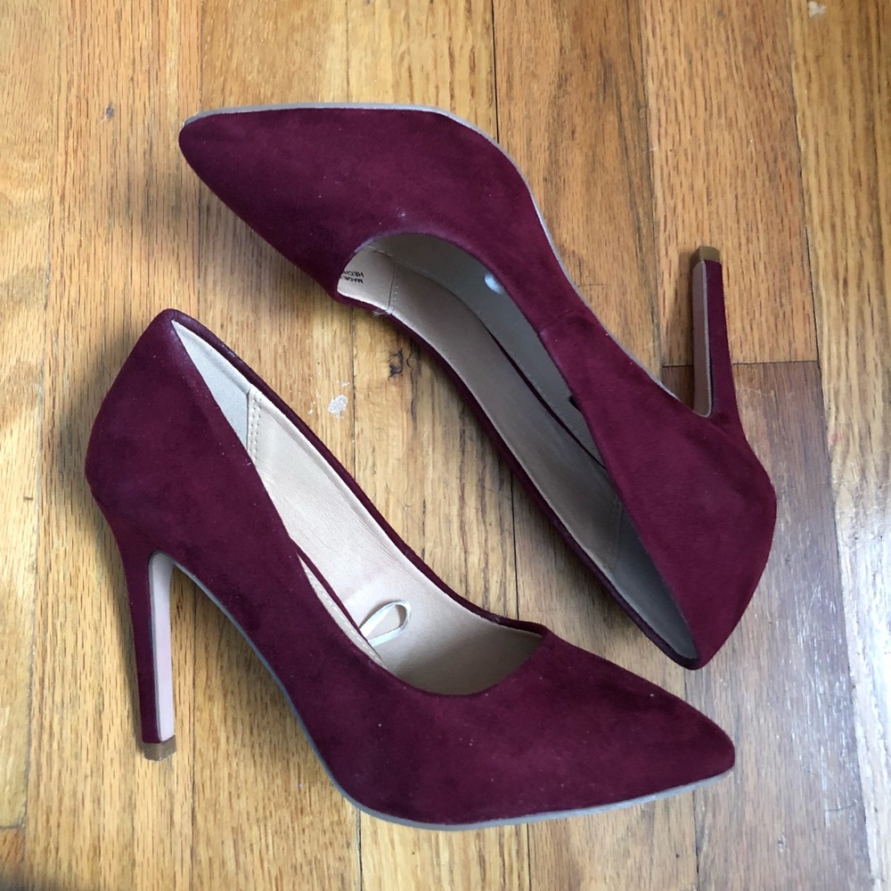 Forever 21 Wine Red Pumps